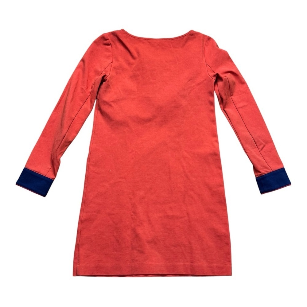 ' Red and Blue Long Sleeve Dress - Picture 3 of 4